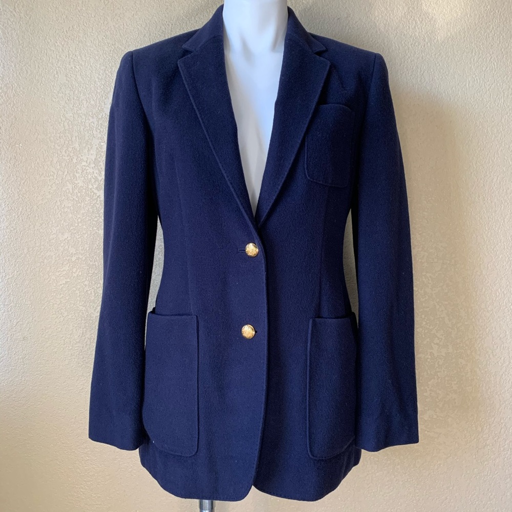 Lauren Ralph Lauren Navy Wool Blazer size 6
